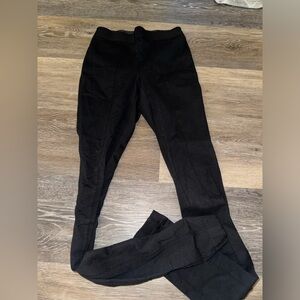 Black thick leggings